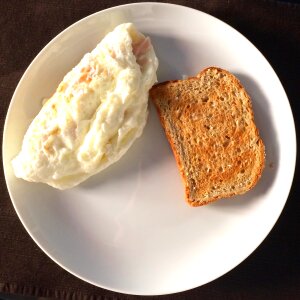 Egg healthy toast