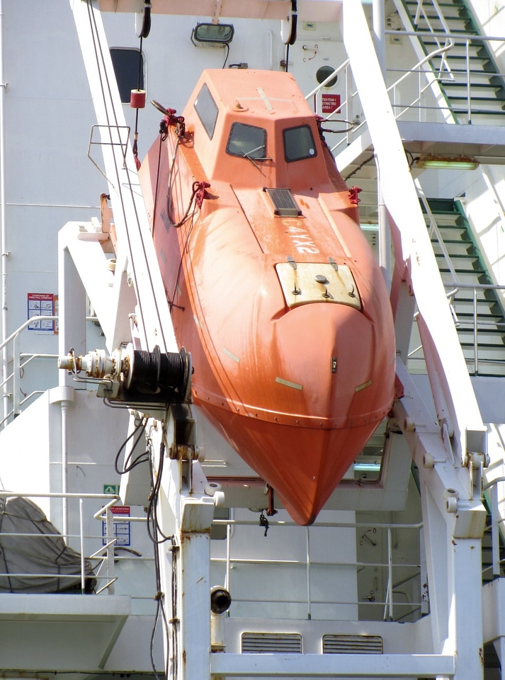 Container ship container vessel lifeboat