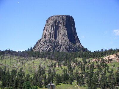 Mountain nature monument photo