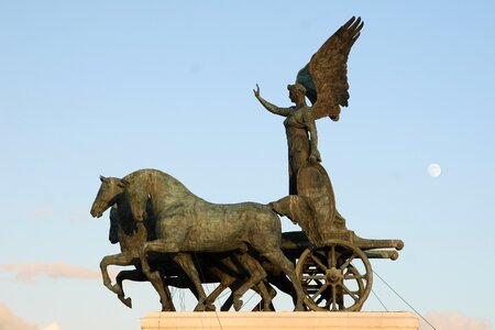 Vittorio emanuele monument statue angel