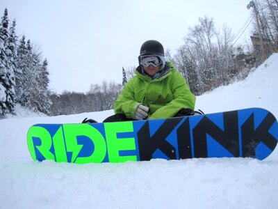 Winter snow windsurfing mont saint-sauveur