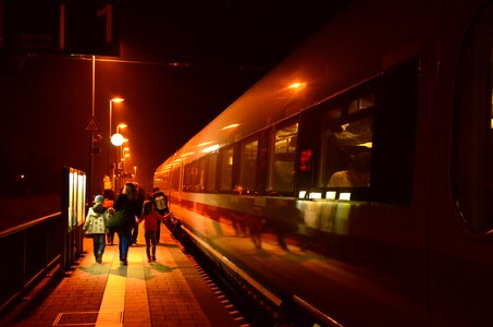 Lighting train travel photo