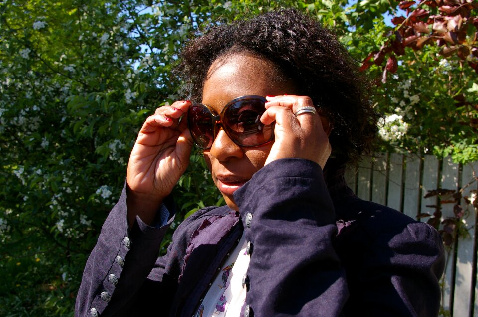 Middle-aged sunglasses style