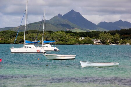 Island lagoon photo