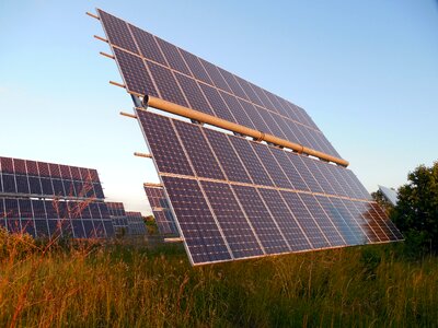Power generation solar photovoltaic energy photo