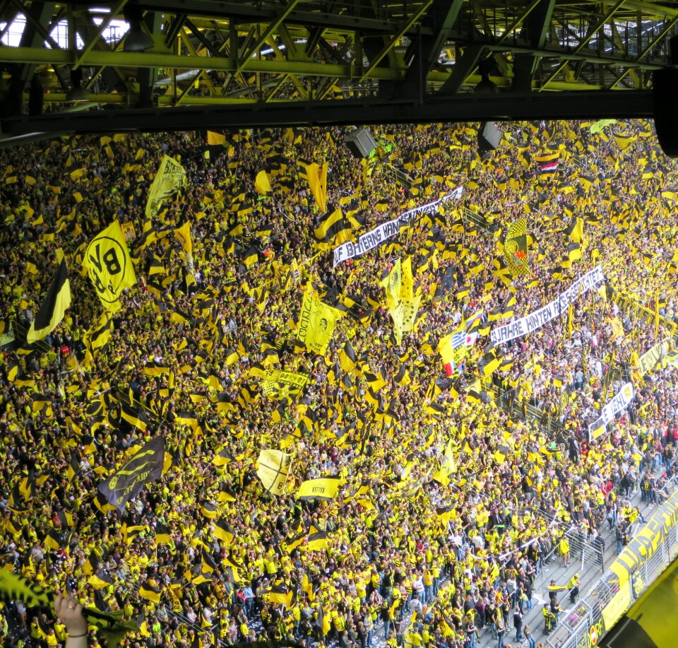 Grandstand viewers fans
