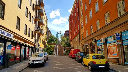 Stockholm alley summer