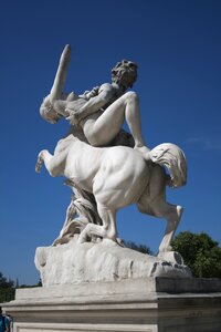 Statue centaur paris photo