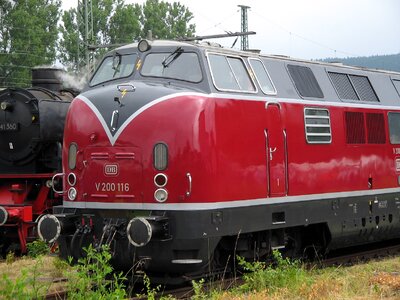 Rail traffic loco historically photo