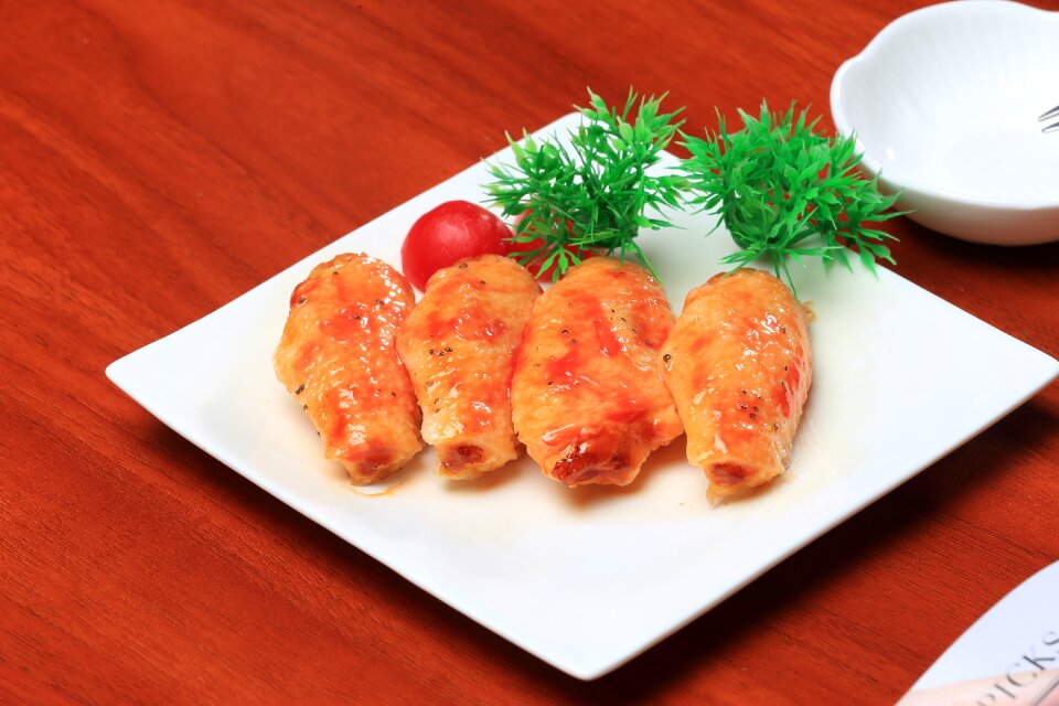 Grilled wings dim sum afternoon tea