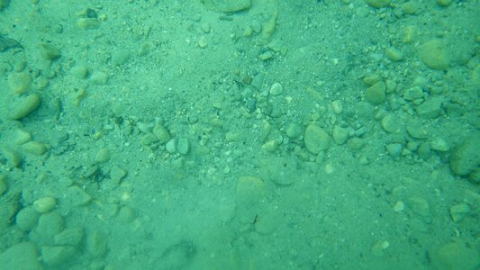 Turquoise underwater clear