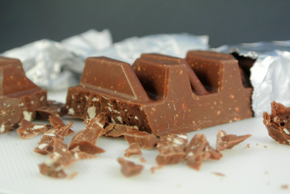 Swiss chocolate candy delicious