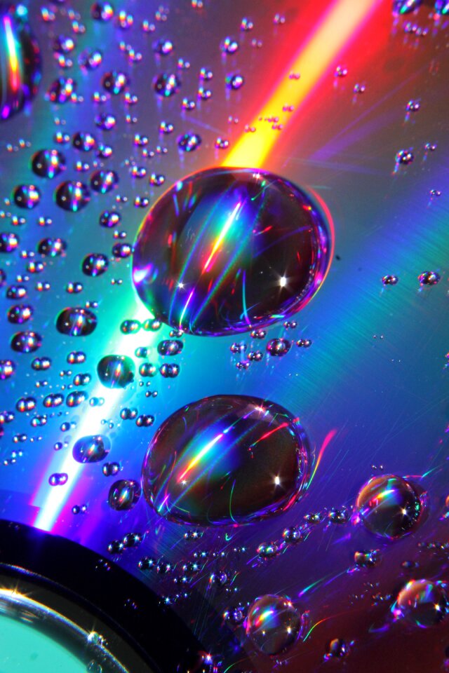 Violet light reflection