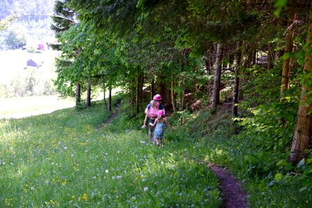 Green trail away