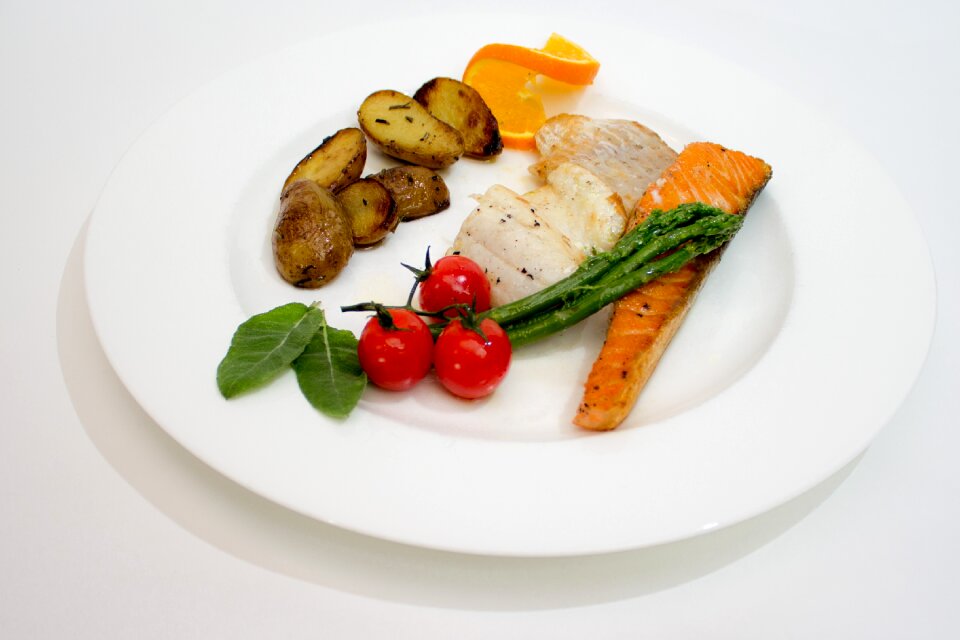 Plate white porcelain