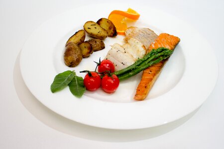 Plate white porcelain