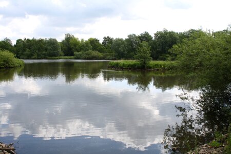 Water bank pond photo