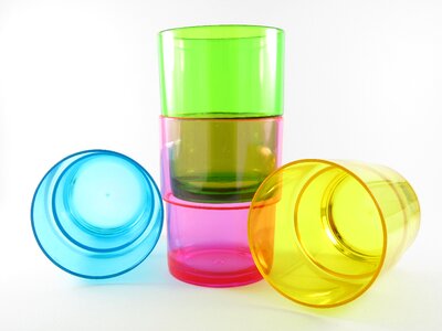 Drinking cups water