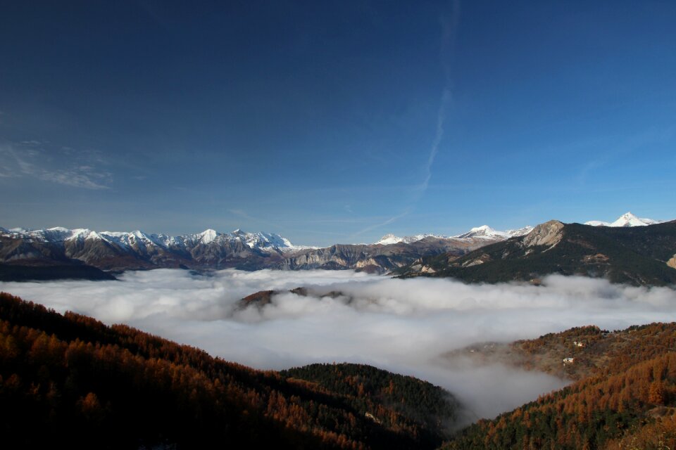 Alps autumn landscape