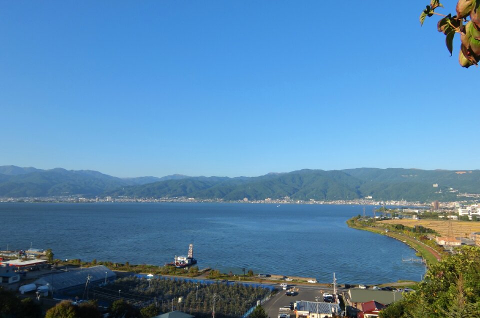 Lake suwa lake blue