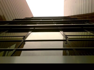 Skyscraper facade glass