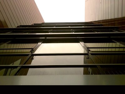 Skyscraper facade glass photo