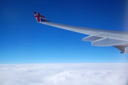 Wing clouds flying