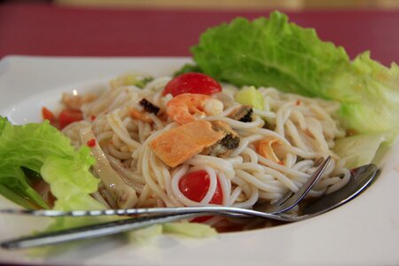 Thai noodles food asia