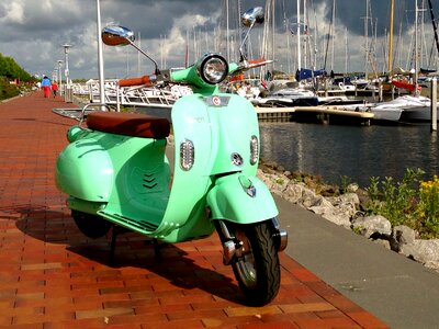 Electric scooter scooter retro