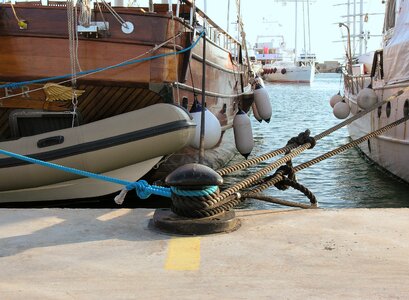 Vacation sail dock photo