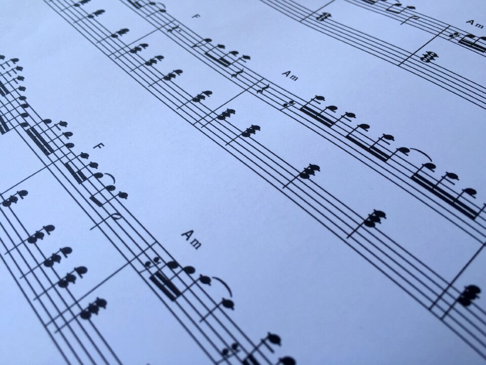 Clef composition staves