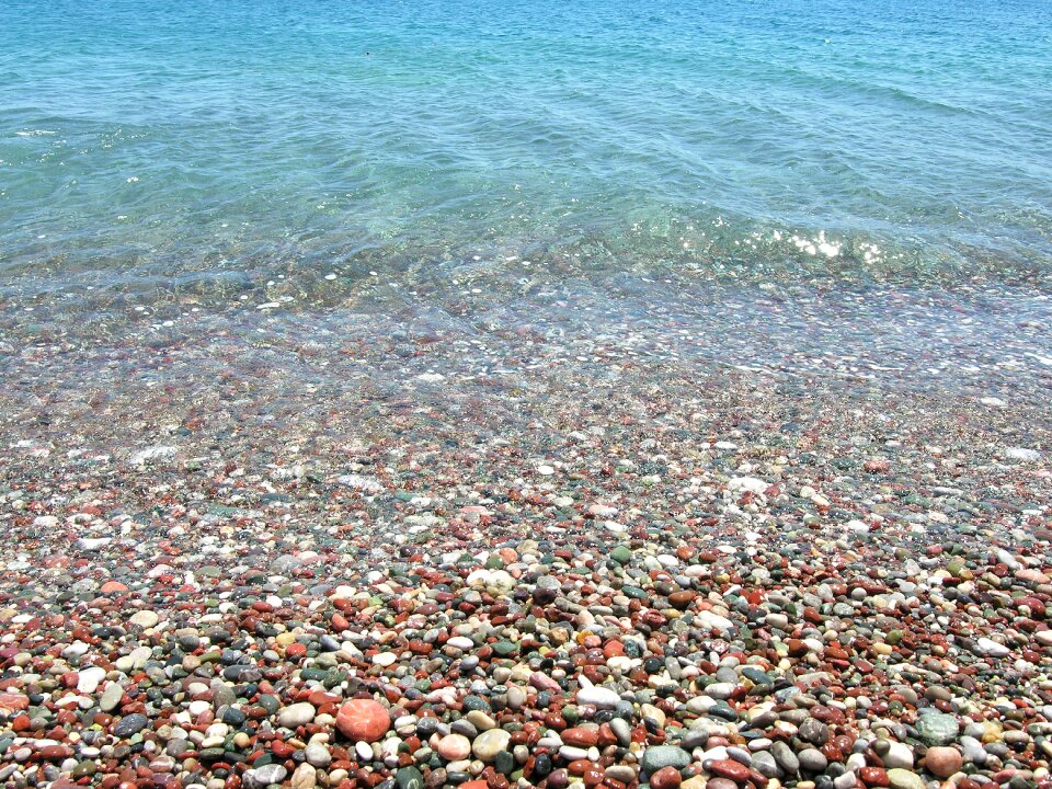 Seashore texture summer