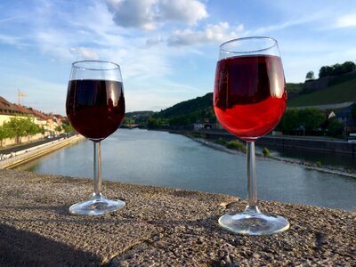 River glasses red photo
