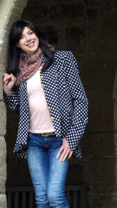 Model young women joy of life