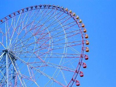 Kasai rinkai park ferris wheel sky photo