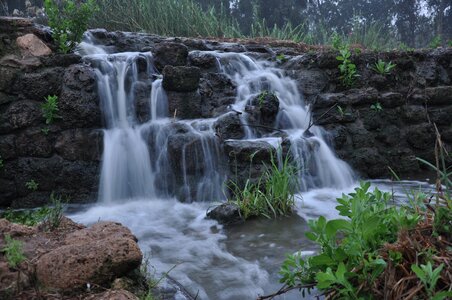 Nature wet stream photo