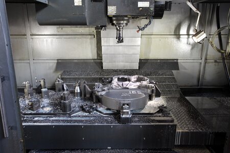 Industrial machine processing