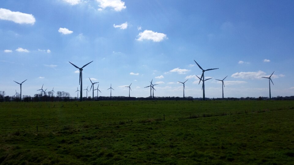 Landscape sky east frisia
