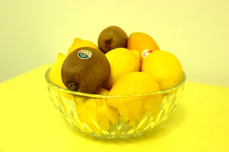Food lemon yellow