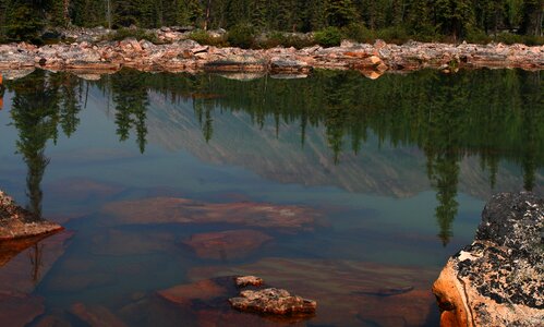 Reflection water still water