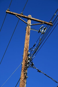 Utility cable wires photo