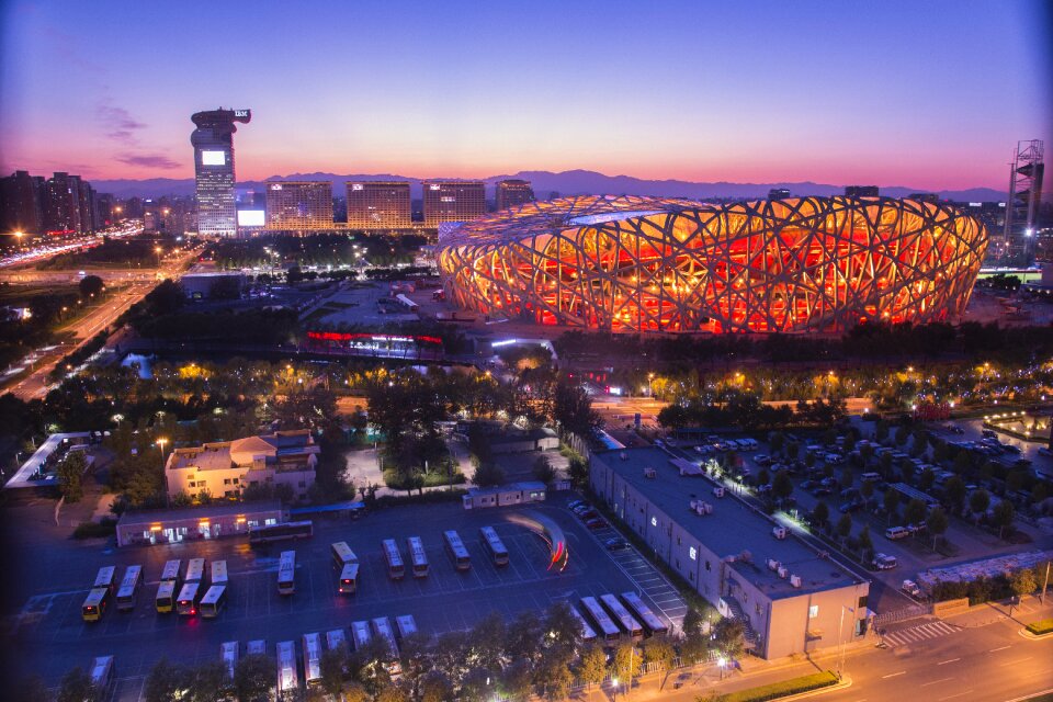The scenery beijing building