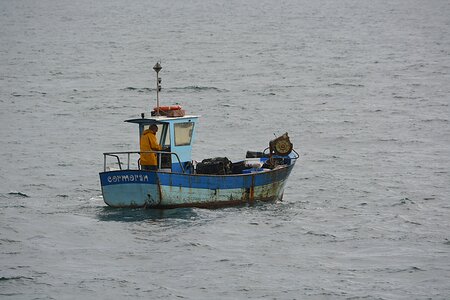 Fishing vessel sea fishermen