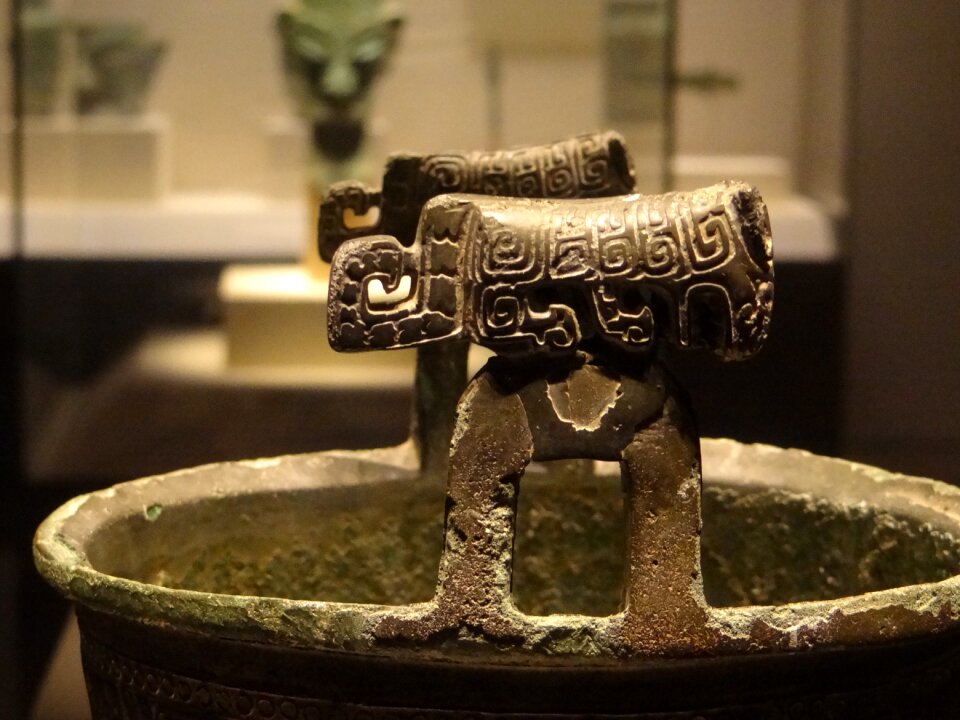 Natural history bronze in ancient china