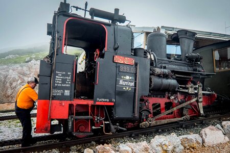Locomotive passenger transport railways photo