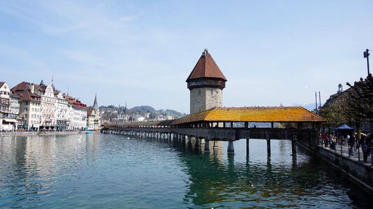 Swiss lucerne bridge