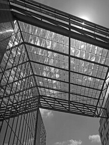 Modern facade roof