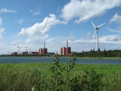 Wind energy nuclear energy environment photo