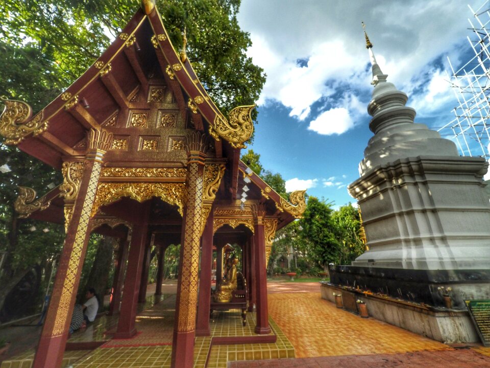 Chiang mai thailand sathup wat phra singh