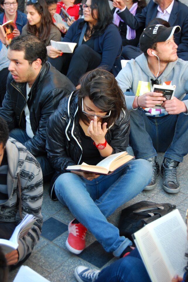 Open book page sunglasses